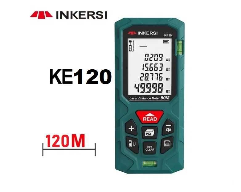 Лазерний далекомір 50м/120м (рулетка) Inkersi KE120 ( 120M)