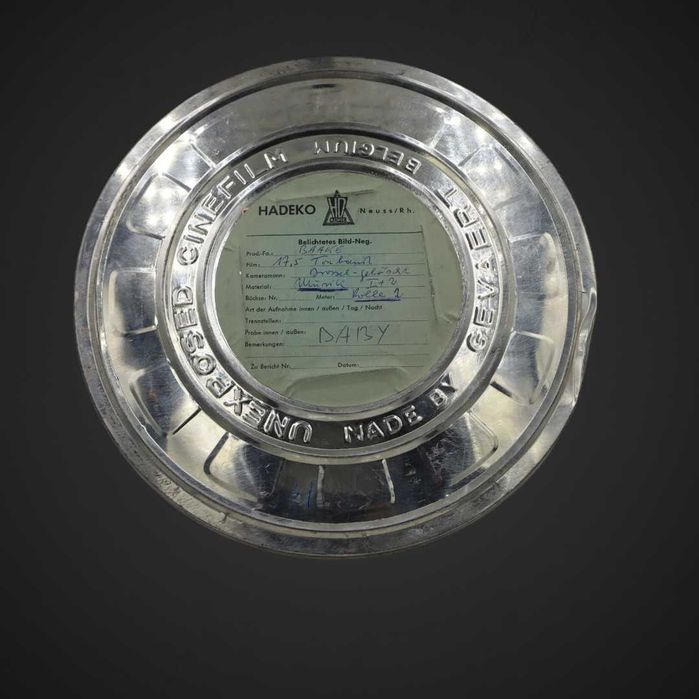 Taśma filmowa puszka z oryginalną etykietą  Gevaert, b5/063063