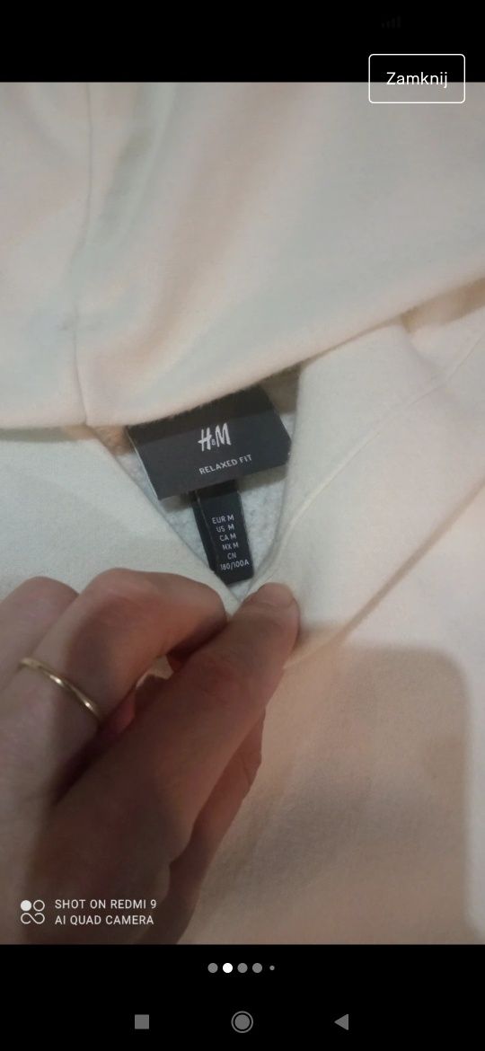Bluza kremowa H&M
