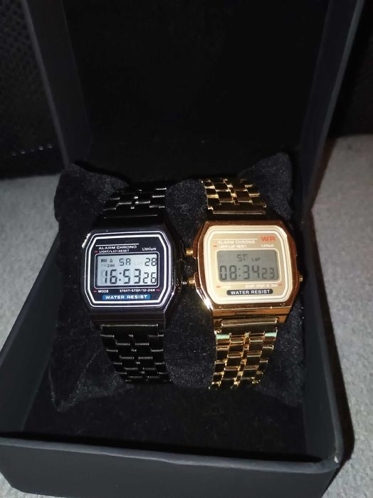 2 sztuki zegarków retro vintage 90s lata 90