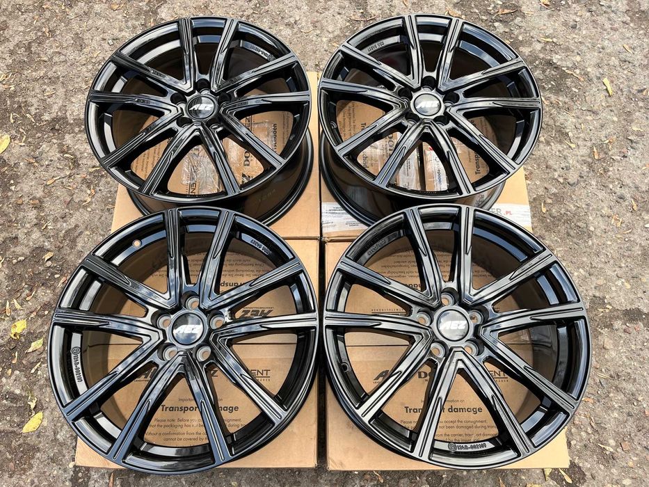 4x felgi AEZ MONTREAL black 18" roz. 5x108 ET 50,5 VOLVO V60 V90 XC60