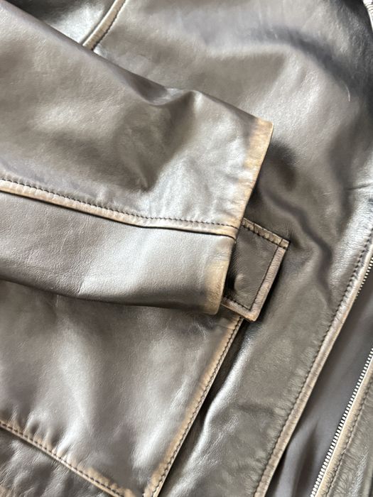 Курточка шкіряна Massimo Dutti