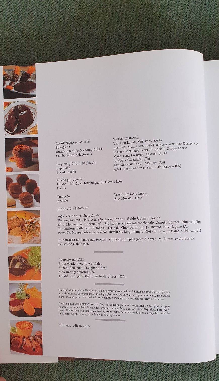 Livro " O Chocolate tentações & prazeres"
