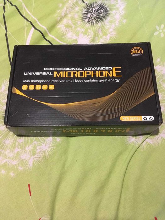 Радио система на аккумуляторах на два микрофона.