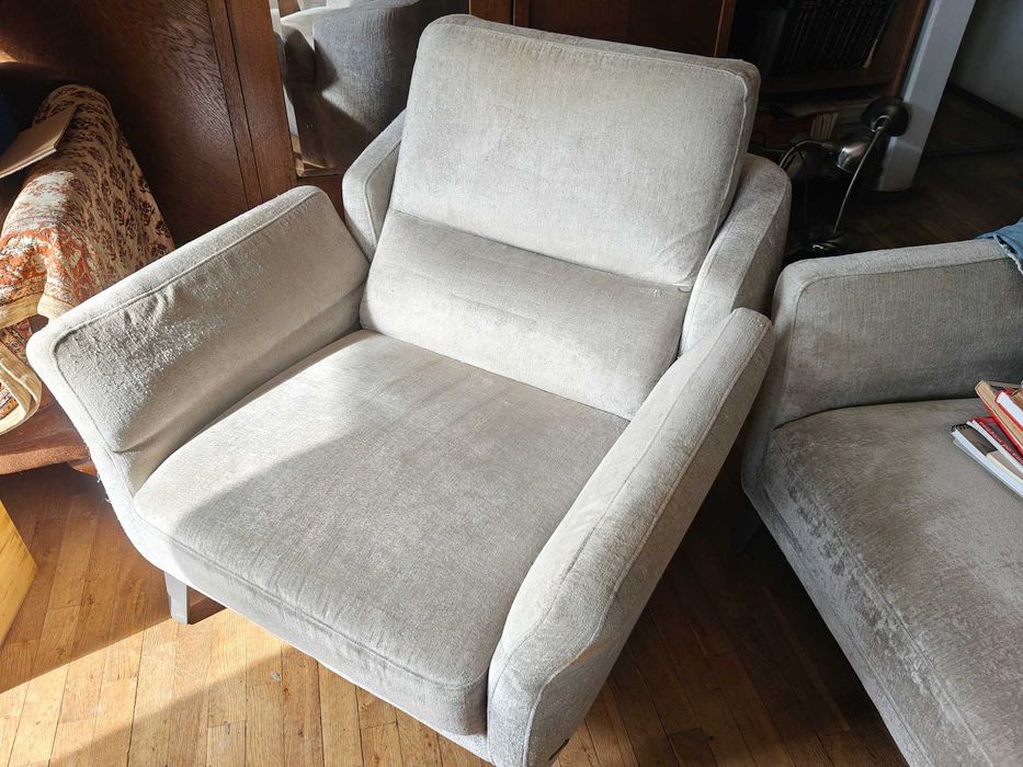 Zestaw KLER W181 DIVA - Kanapa + Taboret + Fotel