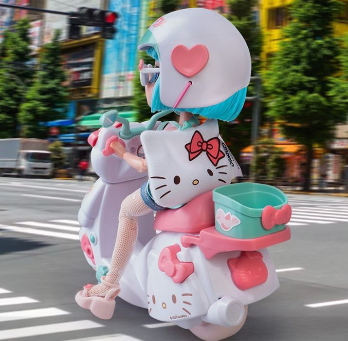РІЗНІ 4SF Manga Dolls  Hello Kitty Красуня Пінк на скутері HKTF3000