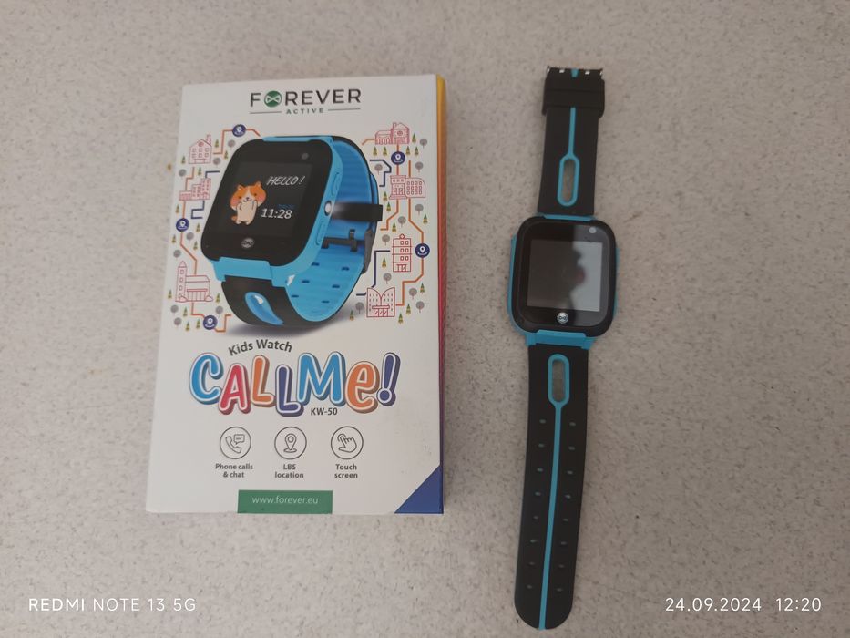 Forever Activ zegarek dziecięcy z GPS na kartę