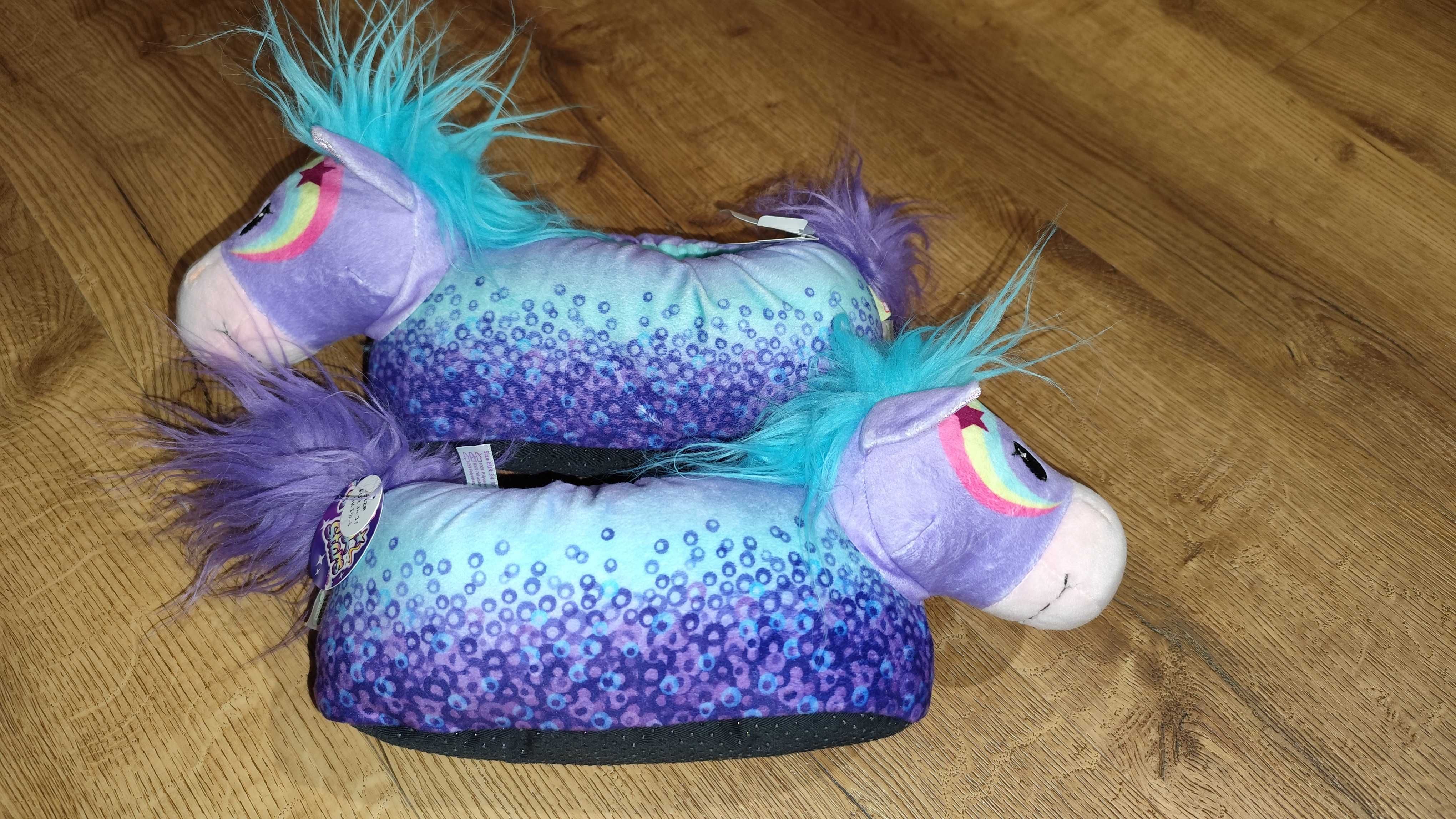NICI Pluszowe buty Kapcie Starjumper Pony rozmiar 34-37 nowe na prezen