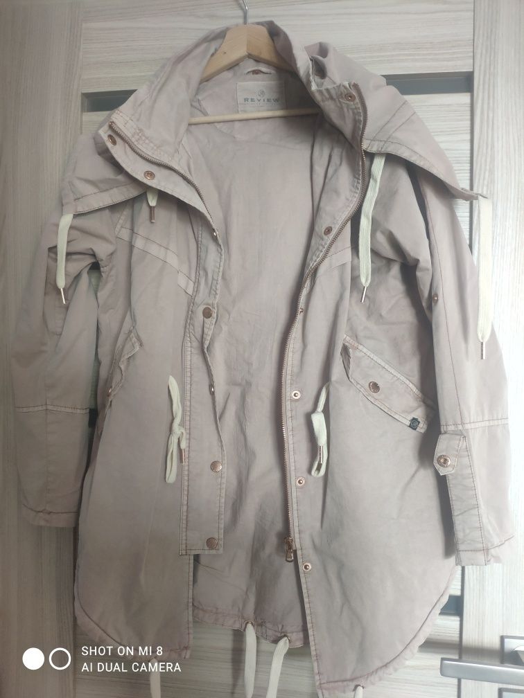 Parka różowa  Review