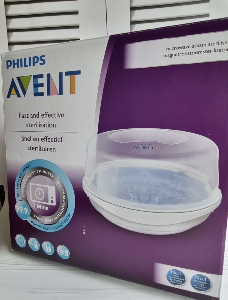 Паровий мікрохвильовий стерилізатор Philips Avent