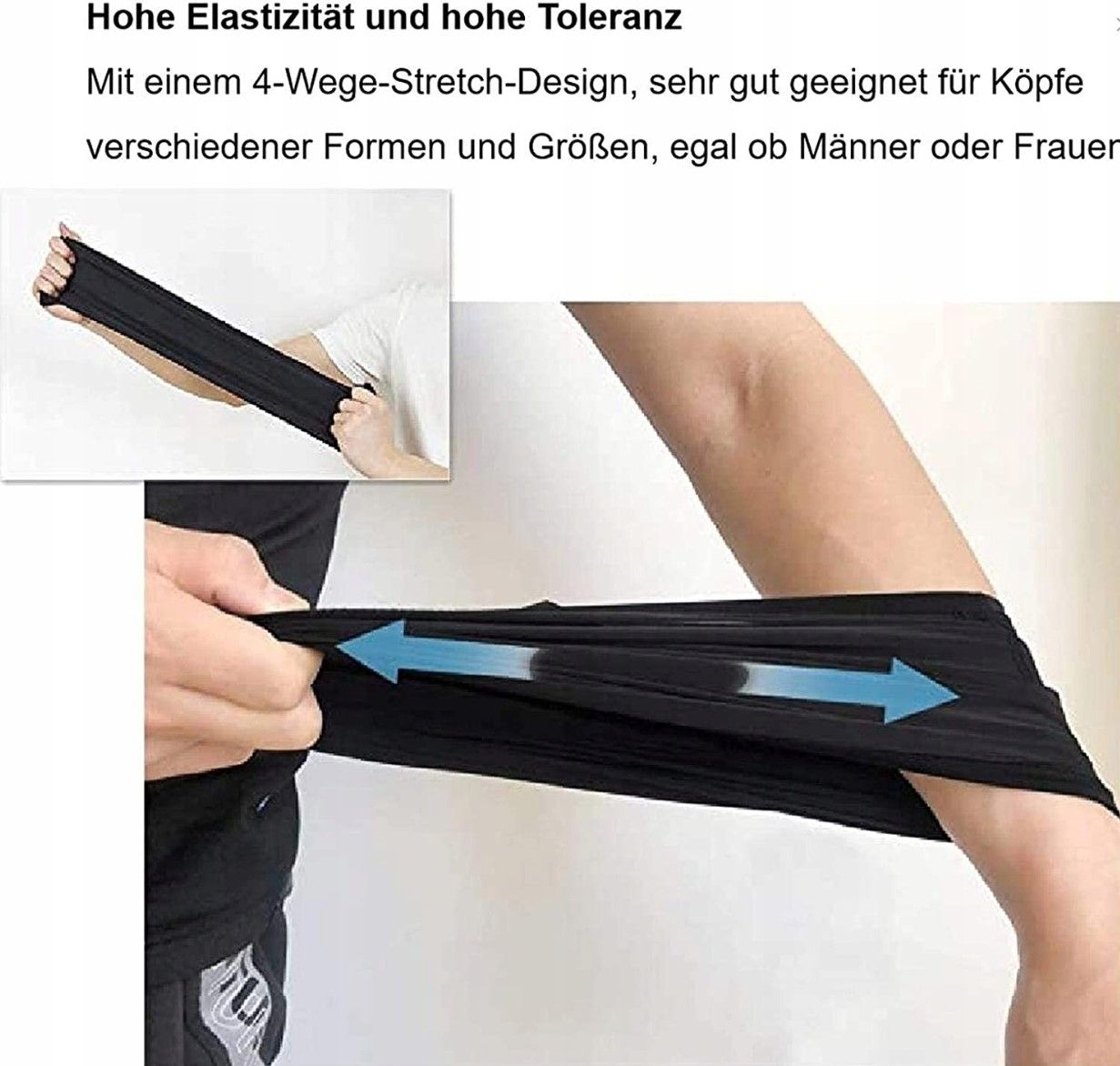 Komin Chusta na Szyję Głowę Bandama Bieganie Rower 2szt