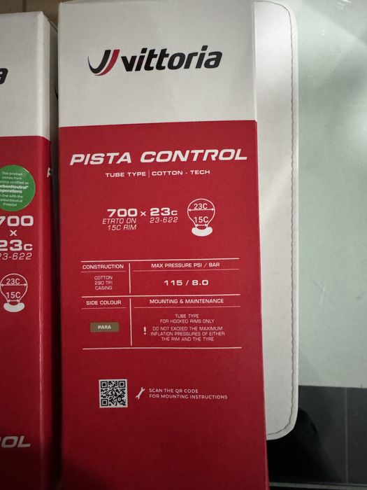 Pneus vittoria Pista