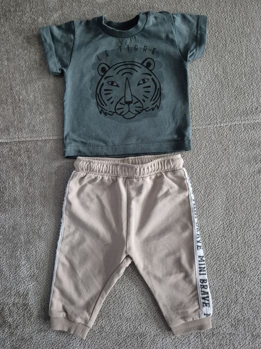 Paka ubranek kurtki, spodnie, body dla niemowlaka od 3-9 m