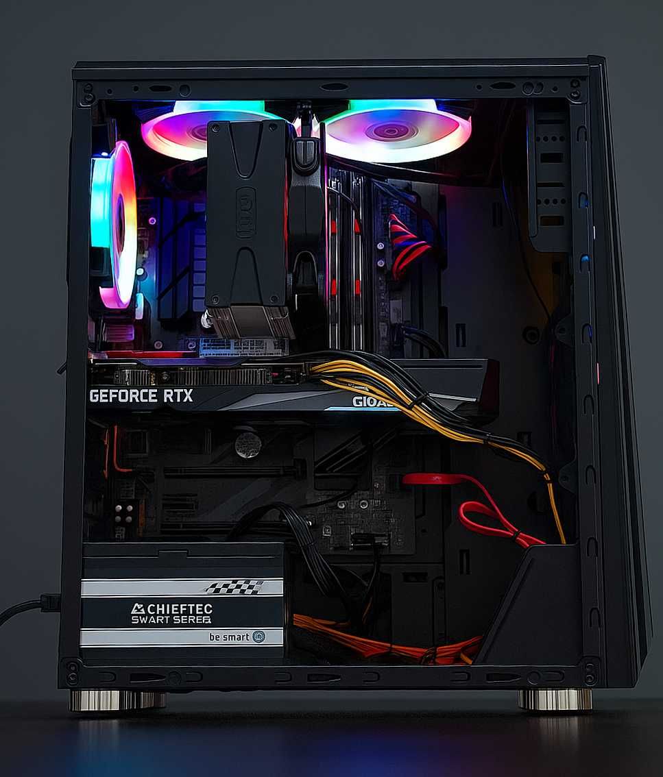 Ігровий ПК i5-9600K, RTX 3060 12GBb, 16GB DDR4, 500GB+1Tb SSD, Wi-Fi 7