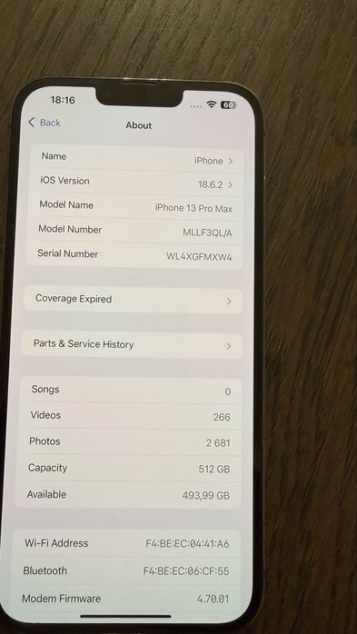 IPhone 13 pro max 512gb