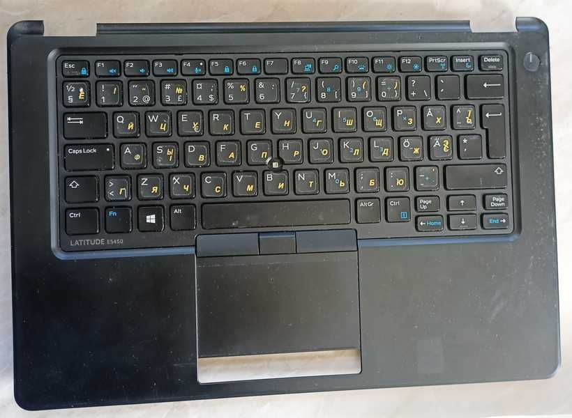 клавіатура з тачпадом + корпус С до ноутбука dell latitude e5450 бв