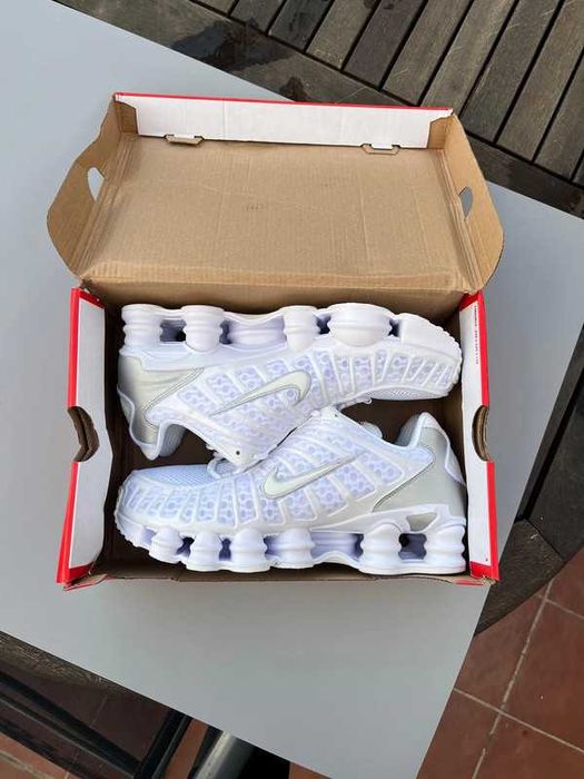 "Buty Trampki" Nike_Shox_TL_White_R.36