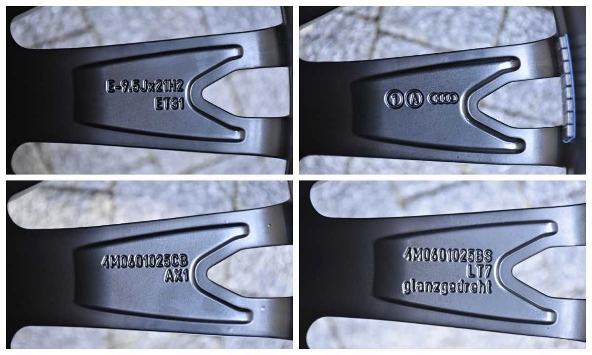 NOWE Koła OEM Audi Q7 SQ7 4M 21" Goodyear AO 24r oryginał
