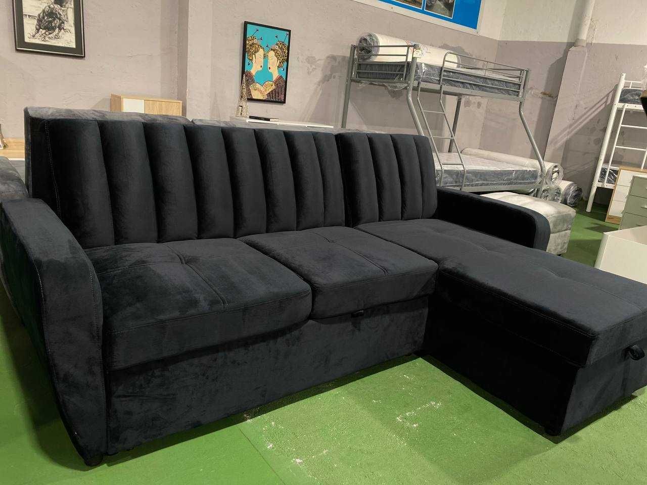 Sofá-cama com chaise longue e arrumação com envió gratis en portugal