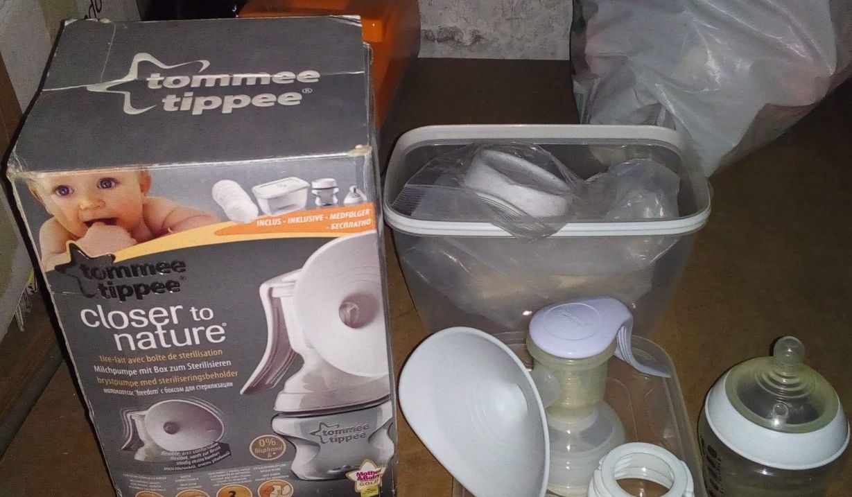 Zestaw Tommee tippee sterylizator laktator podgrzewacz avent