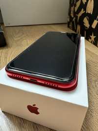 Iphone 11 64GB Red w zestawie, słuchawki, kabel, ładowarka, etui