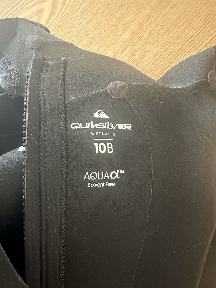 Fato surf Quiksilver Prologue Back Zip 4/3  tamanho 10