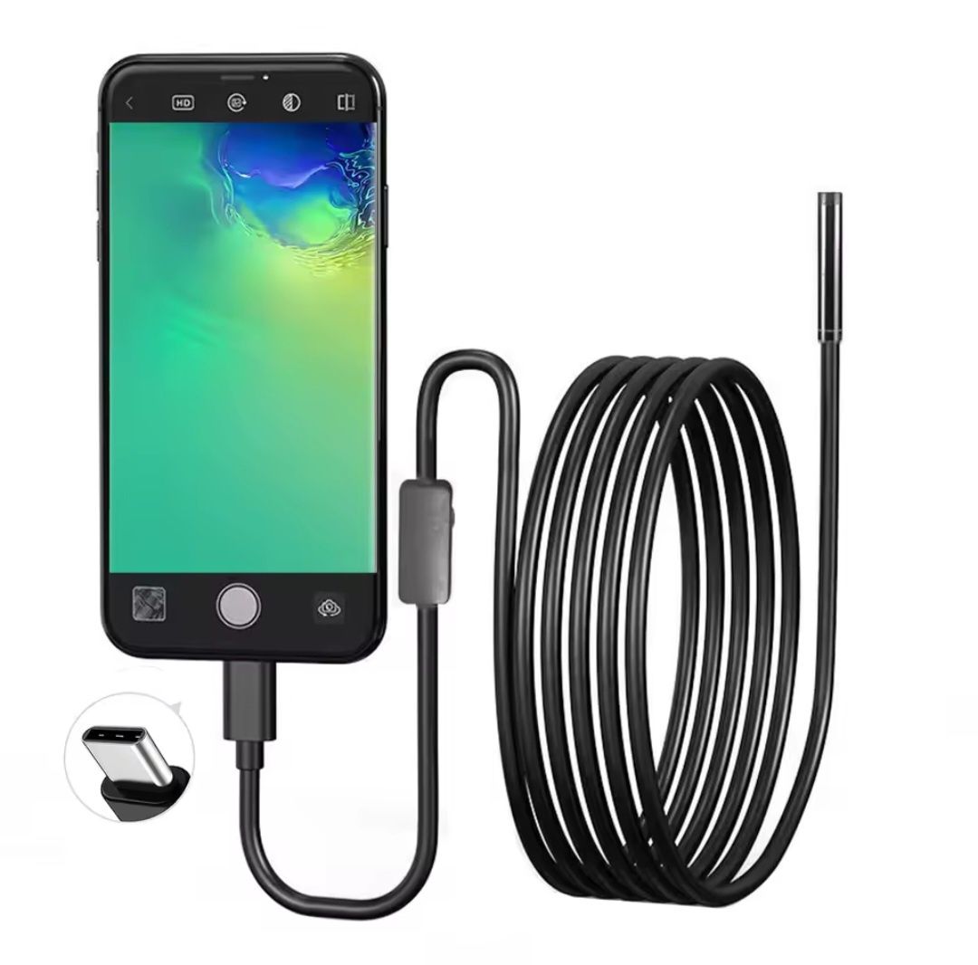 Камера Ендоскоп Android and PC Endoscope гнучка 3.5 метрів 100P