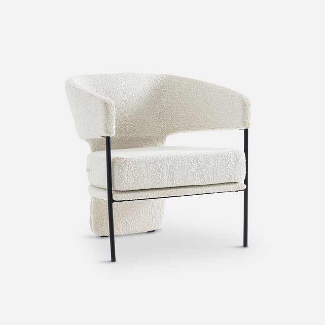 Cadeirão poltrona bouclé / boucle armchair