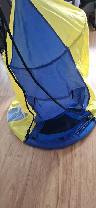 Bocianie gniazdo z namiotem,  huśtawka