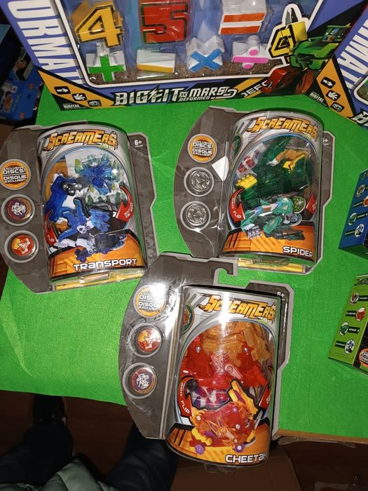 Набір трансформер цифри 1-5, 6-9 трансформери роботи робот скрічери