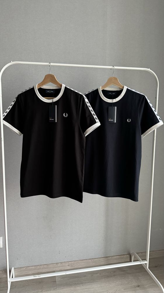 Чорна футболка Fred Perry | Футболки Фред Пері | Фред Пери