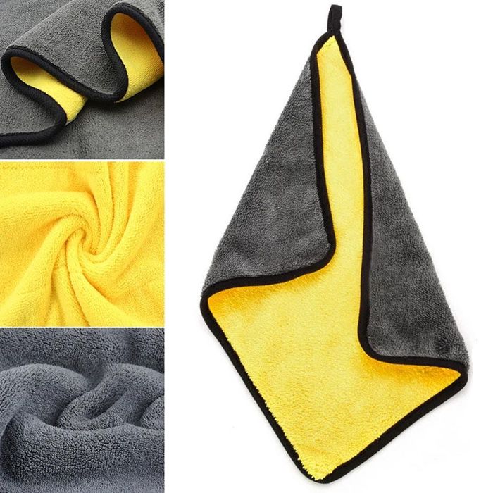 Рушник з мікрофібри для авто 30х30см / Рушник для полірування авто