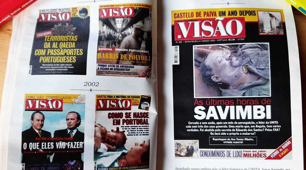 Revista Visão-Capas de 1993 a 2018