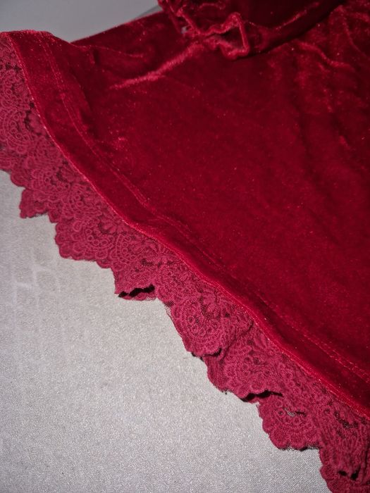 Sukienka dziewczęca świąteczna czerwona r. 86 Lindex 12-18 miesięcy