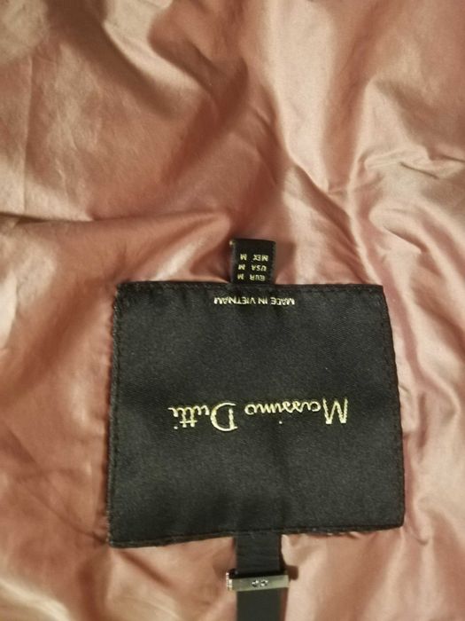 bezrękawnik puchowy massimo dutti m 38 s 36 bordo kamizelka m 38