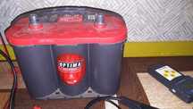 Аккумулятор AGM  Optima Red ток 815A made in USA