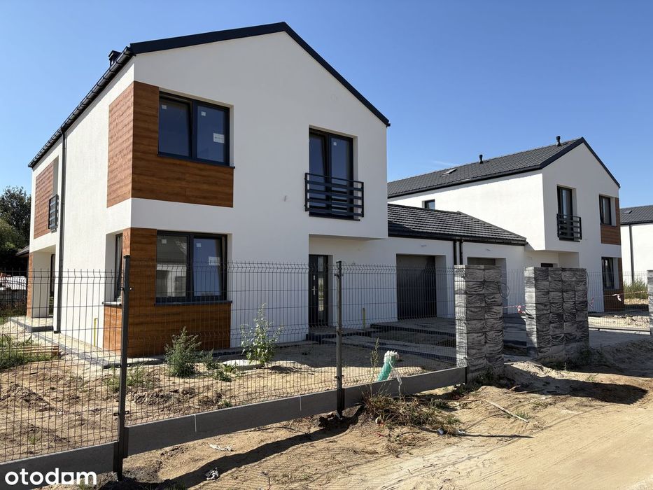 Budynek bliźniaczy 150,66 m2 + działka 550 m2