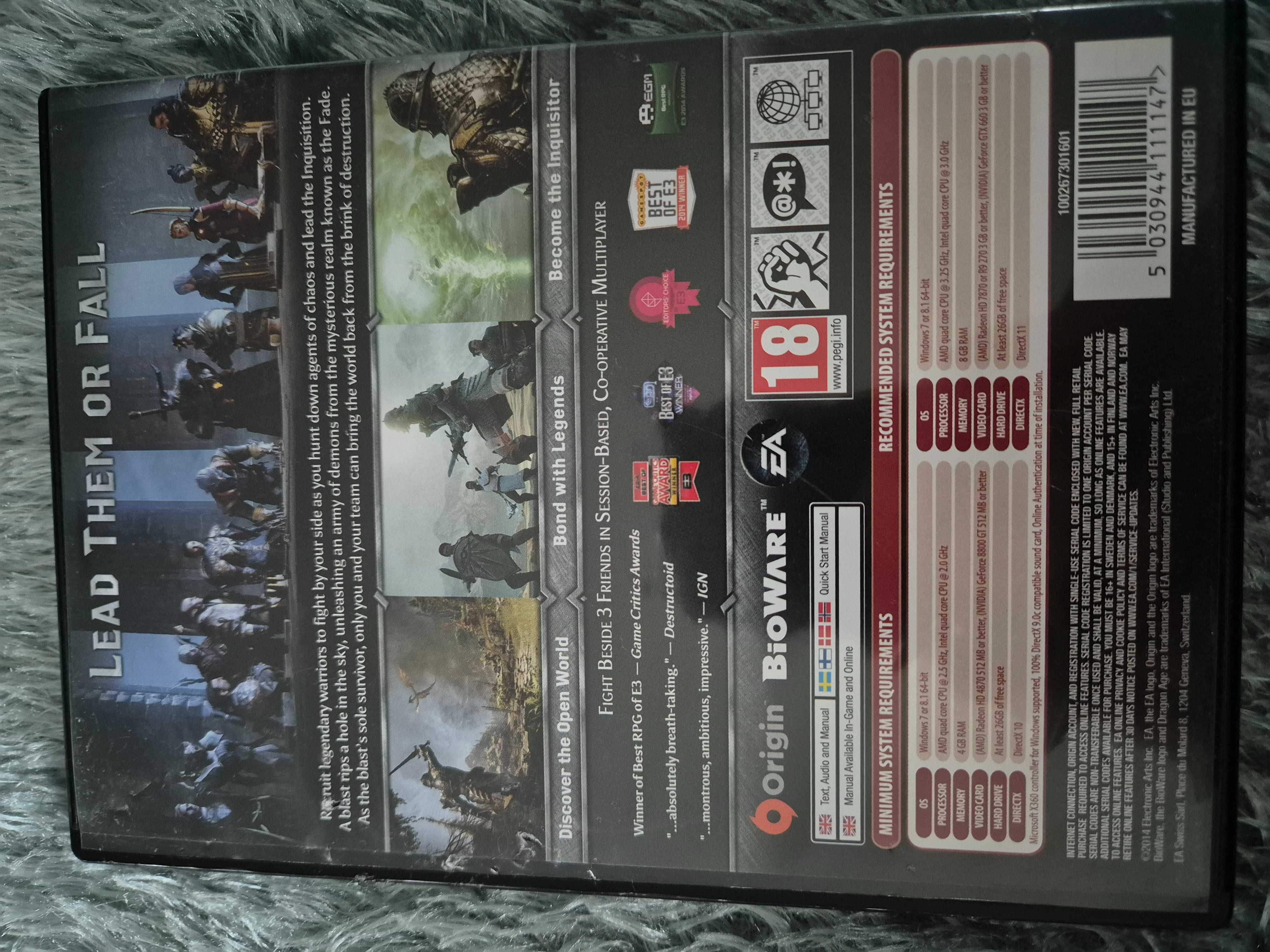 Dragon age inquisition gra pc