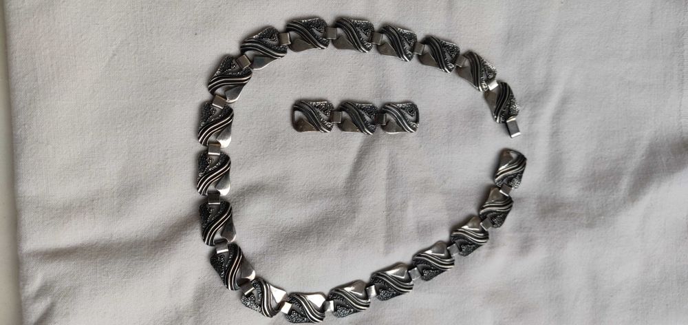 Elegancki naszyjnik, srebro 925