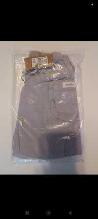 Lilac Newbie nowe z metką spodnie sztruksy rozmiar 80