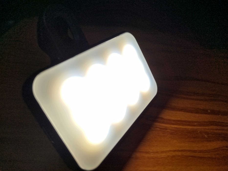Flash Luz contínua p/ foto ou vídeo, a bateria, type C - Aceito Troca