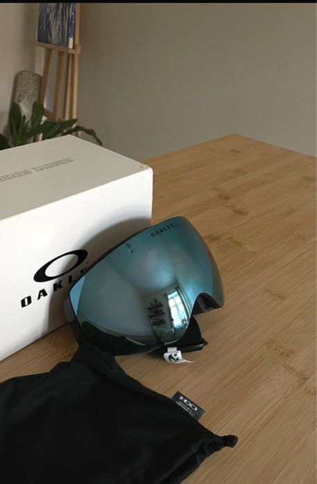 Gogle narciarskie Oakley Flight Deck Prizm - niebieskie