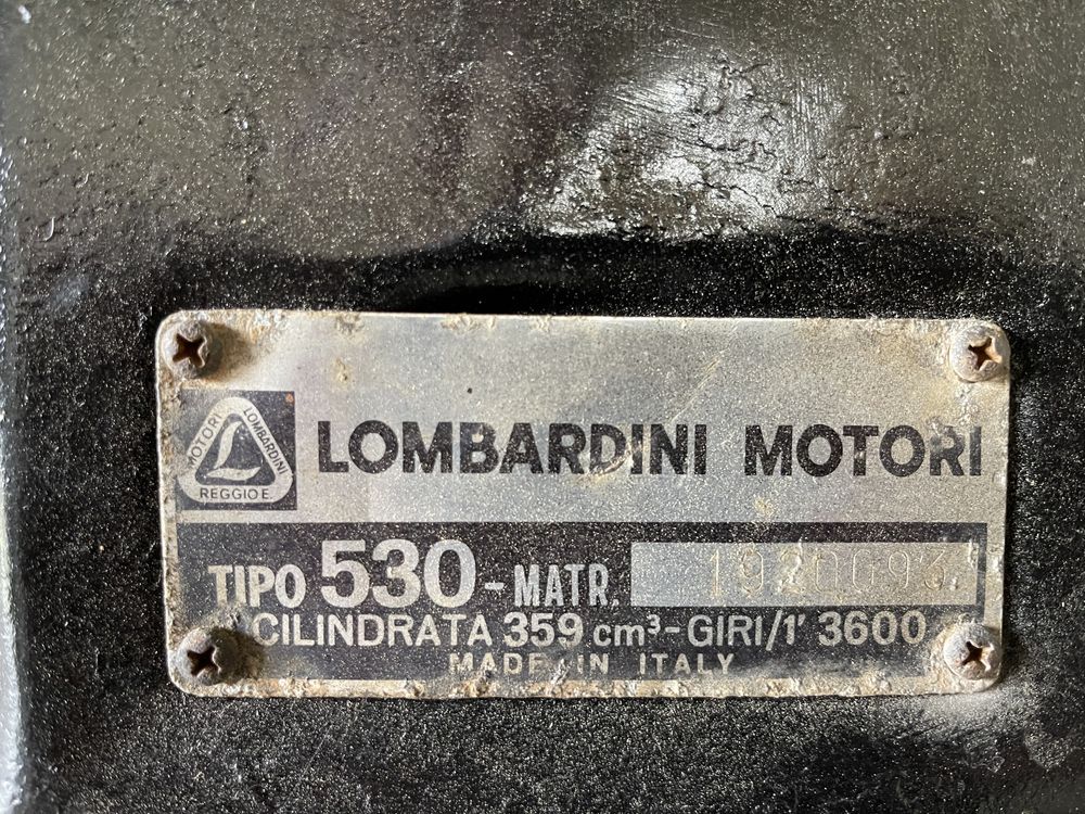 Moto-enxada Lombardini FB 1000 12cv