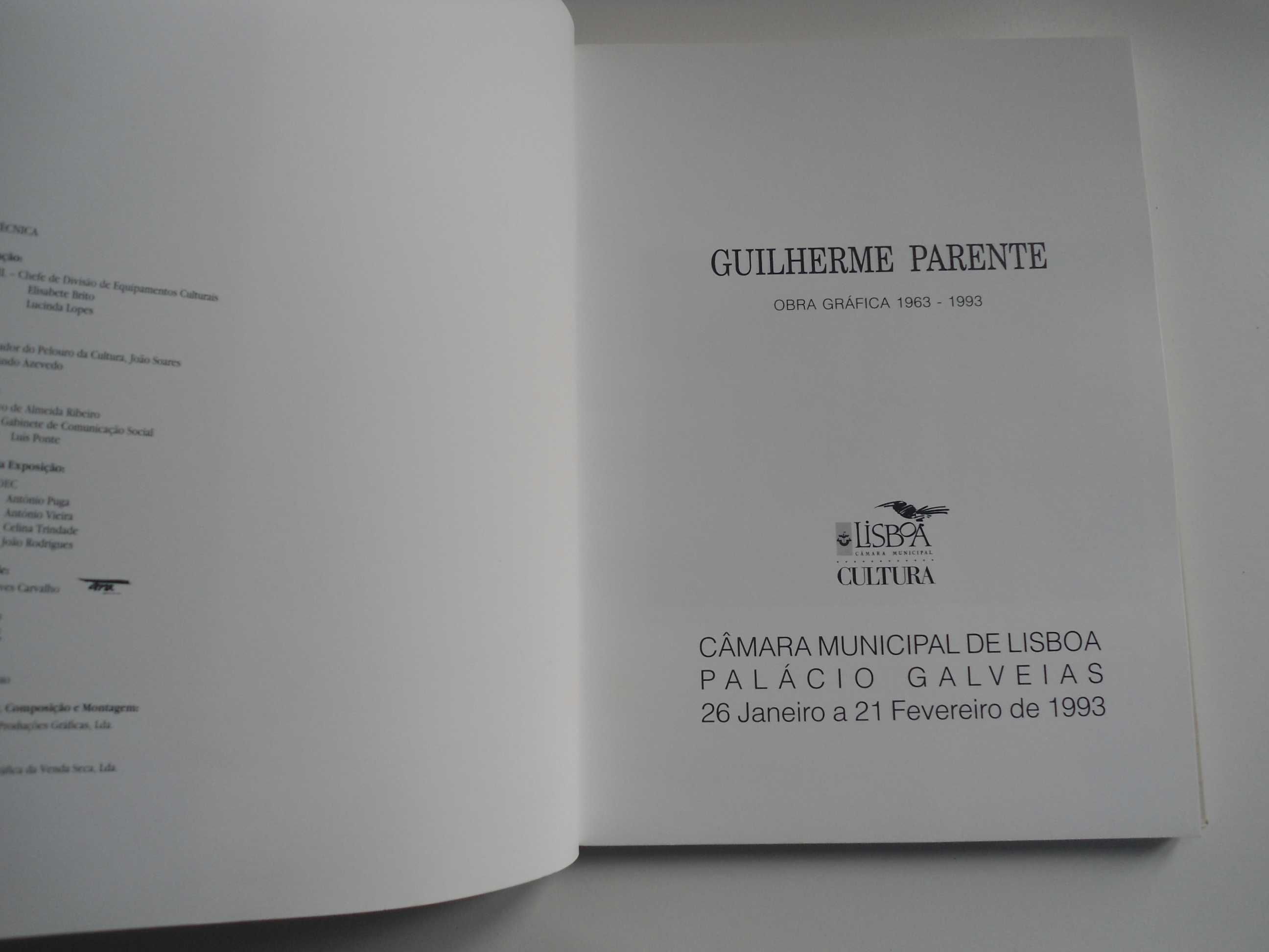 Guilherme Parente - Obra Gráfica de 1963 a 1993