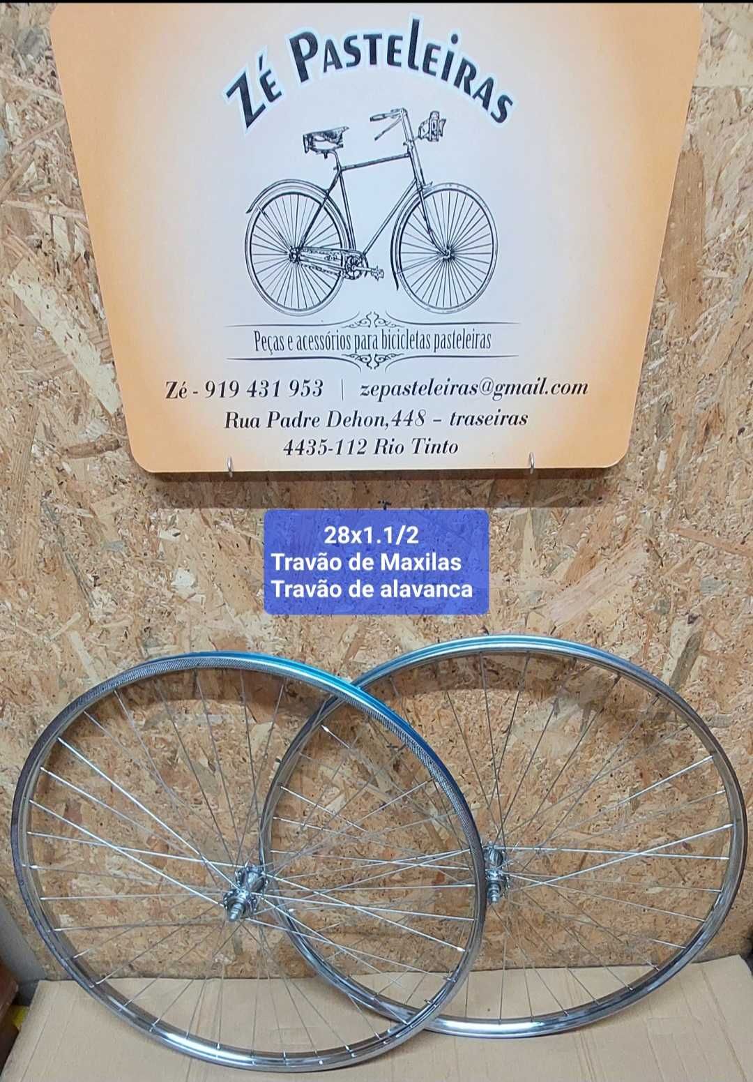 Bicicleta pasteleira/Rodas 26x1.3/8 westood e rudge/28x1 1/2 clássica