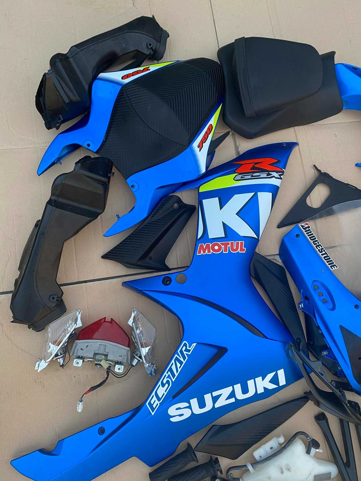 GSXR 600 750 l1 l2 l3 l4 l5 l6 MOTOGP owiewki bok lampa set lusterko