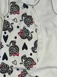 LE BEBE Komplet śpioch i kaftan  PANTERKA  rozmiar 100% bawełna 50 cm