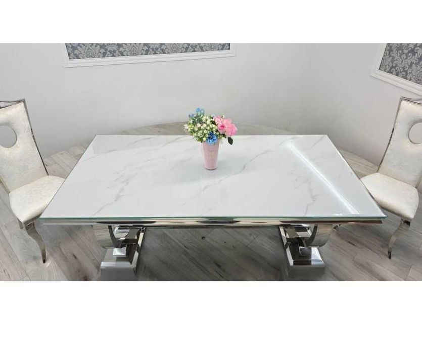 Stół Omega Decor 6 Silver 200x100