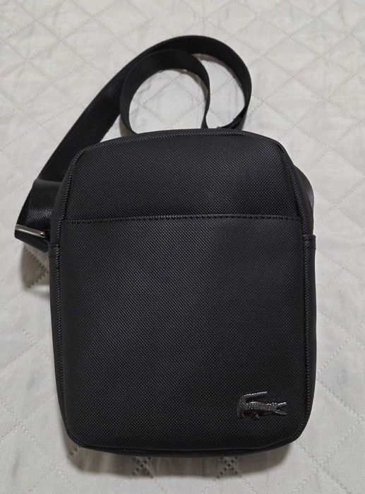 Bolsa / Mala a Tiracolo LACOSTE Preta - nova
