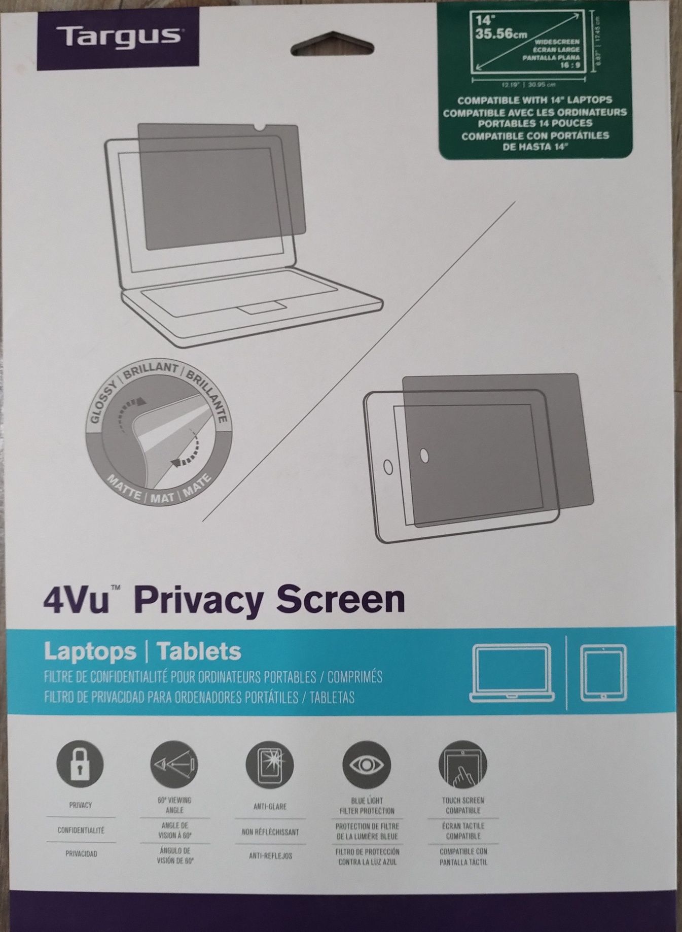 Targus 4 Vu Privacy Screen 14"